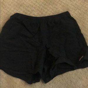 black patagonia shorts